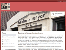 Tablet Screenshot of beeberunyan.com